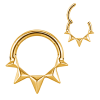 Top Vente Segment Anneaux Articulés ASTM F136 Titane CZ Anneau De Nez Bijoux Clicker Hoop Anneau Boucle D'oreille Corps Piercing Bijoux