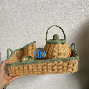 Un complemento encantador para cualquier repertorio de juego para niños, accesorio perfecto para un juego de té de ratán encantador para niños - Product Image 1