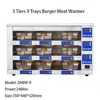 Commerciële digitale voedselwarmkast voor aanrechtblad, 2-laags GN-pannenwarmer met onafhankelijke temperatuurregeling