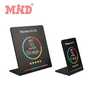 खुदरा होटलों में क्यूआर कोड टिकटोक फेसबुक मार्केटिंग के लिए ऐक्रेलिक Nfc सोशल मीडिया स्टैंड - Product Image 1