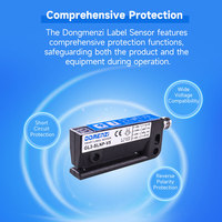 Sensor Label Fotoelektrik GL3-SLNP-V5 Sensitivitas Tinggi Tipe U Slot Switch NPN PNP untuk Mesin Pelabelan & Pengemasan Otomatis