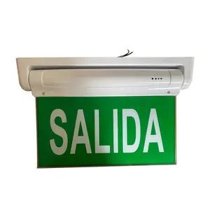 Salida Brandveiligheid Evacuatiebord Verlichting 2w3hs Uitgang Nood Led Licht Uitgangslicht