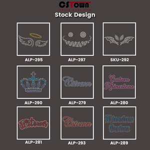 Bán buôn Rhinestone sắt trên Motif Áo sơ mi Rhinestone chuyển - Product Image 3