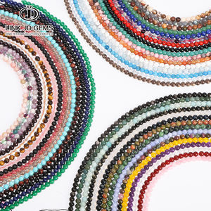 ลูกปัดหินธรรมชาติคุณภาพสูง JD GEMS ขนาด 6-12 มม. ทรงกลม สำหรับทำเครื่องประดับ DIY สร้อยข้อมือ เหมาะสำหรับใช้ในชีวิตประจำวัน - Product Image 2