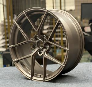 Jantes forgées en bronze mat avec design en Y, 17 18 19 20 21 22 23 24 pouces, compatibles avec <span class=keywords><strong>BMW</strong></span> Série M, Audi <span class=keywords><strong>RS</strong></span>, Benz AMG, jantes modifiées - Product Image 4