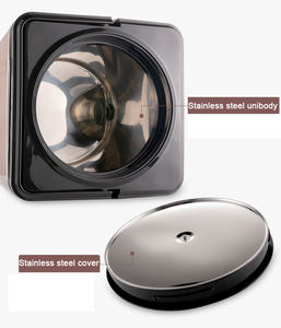 Outils <span class=keywords><strong>de</strong></span> <span class=keywords><strong>café</strong></span> et <span class=keywords><strong>de</strong></span> thé isolés carrés classiques en acier inoxydable Barils <span class=keywords><strong>de</strong></span> protection contre la chaleur - Product Image 4