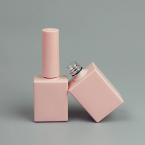 Botella de esmalte de <span class=keywords><strong>uñas</strong></span> de vidrio, 10ml, 15ml, botella de <span class=keywords><strong>pegamento</strong></span> de aceite de <span class=keywords><strong>uñas</strong></span> rosa, contenedor de esmalte de <span class=keywords><strong>uñas</strong></span> cuadrado atmosférico - Product Image 5