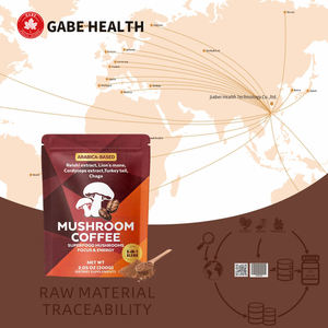 Poudre de café aux champignons biologiques, complément alimentaire, santé cérébrale, soulagement du stress, énergie durable, végétalien, pour adultes, bien-être quotidien - Product Image 4