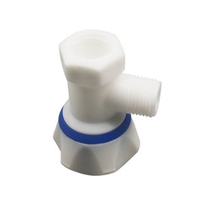 Vanne d'angle professionnelle en plastique pour toilettes, 90 degrés, double sens, 1/2 pouce, de l'usine de robinets - Product Image 4