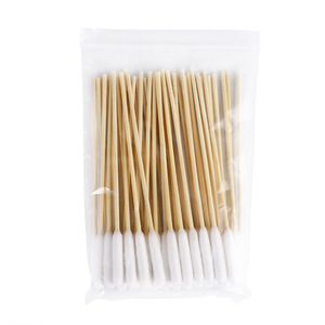 Hisopos de Algodón Xianghe con Palitos de Madera en Forma de Béisbol para Limpiar los Oídos, Portátiles y con Tamaños Personalizables - Product Image 1