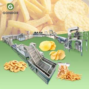 New Half Fryed <b>Potato</b> Chip Crisp Making Small Business Full-Auto French Fry <b>Potato</b> Chip Production Line <b>Machine</b> High - Product Image 1