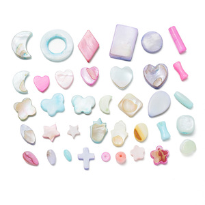 Natural Freshwater Seashell <b>Light</b> Colored Irregular Pieces Small DIY Jewelry Accessories For Phone Cases Bracelets Chains - Product Image 5
