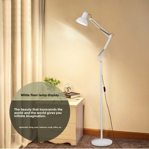 Lampada da terra nordica moderna con paralume pieghevole e staccabile Design semplice lampada alta Standing per il soggiorno - Product Image 4