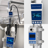 Débitmètre à ultrasons numérique Honno, capteur de débit de liquide portable non invasif, personnalisable OEM pour les tests d'eau généralistes