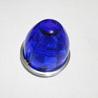 Feu de gabarit latéral LED pour remorque, type pastèque, 12V 24V, couleur bleue, pour camions