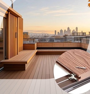 Attaches cachées Clips en acier inoxydable pour plancher pont WPC Decking accessoires verrouillage installer Wpc solive Support bord couverture - Product Image 3