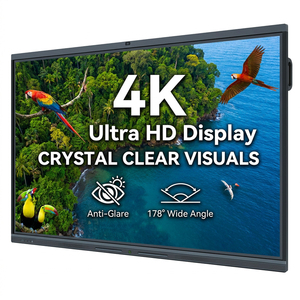 55-110 Inch Interactive Smart Board for Teaching Digital Signage Digital Calendar Multi Touch Interactive Flat Panel Whiteboard - Product Image 1