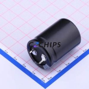 JP2G221MQ350S50CE0 Snap-in Aluminum Electrolytic <b>Capacitor</b> Through hole Component (THT),D25xL35mm 220uF 20% 400V 10mm - Product Image 2