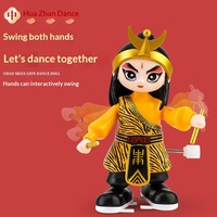 Figurine de danse en ABS Yingge de Chaozhou, Ornement de danse de guerre chinoise, Pendentif tendance Année du Serpent, Souvenir authentique, Cadeau de voyage