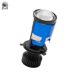 Projecteur super lumineux lentille de phare LED Mini H4 LED H7 ampoules de phare <span class=keywords><strong>Laser</strong></span> 100W 20000LM lentille de projecteur LED de voiture Bi - Product Image 4