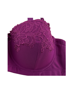 Soutien-gorge <span class=keywords><strong>grande</strong></span> <span class=keywords><strong>taille</strong></span> pour <span class=keywords><strong>femme</strong></span>, respirant, push-up, avec armatures, dentelle brodée, bonnet D, dos croisé, sous-vêtements pour <span class=keywords><strong>femme</strong></span> - Product Image 5