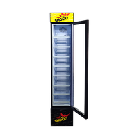 Réfrigérateur Commercial Meisda 105L, Vitrine Verticale Étroite pour Bouteilles de Bière