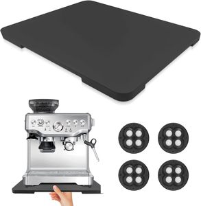 Deslizador para Electrodomésticos 360 °   Bandeja Rodante para Cafetera, Bandeja Deslizante de Bambú para Electrodomésticos de Encimera con Ruedas - Product Image 1