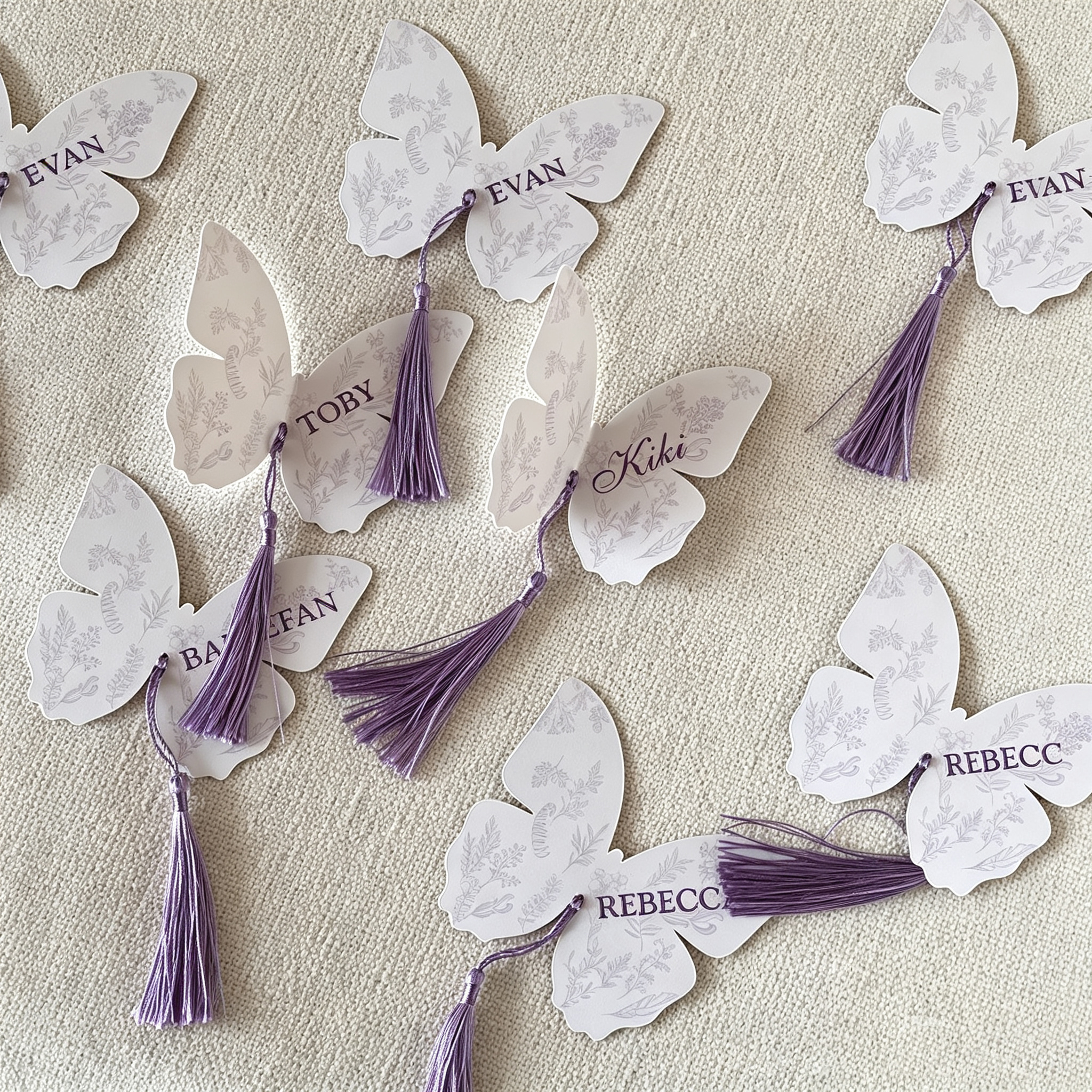 Butterfly Shape Die-cut Hang Tag