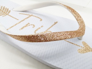 HEVA Tongs et Claquettes pour <span class=keywords><strong>Femme</strong></span>, Chaussures Plates Décontractées d'Été et de Printemps, Légères, Personnalisables, Antidérapantes, avec Strass - Product Image 6
