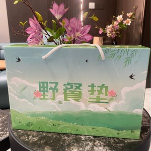 Tapis de pique-nique en coffret cadeau, emballage rectangulaire en carton, pratique pour une utilisation en extérieur - Product Image 2