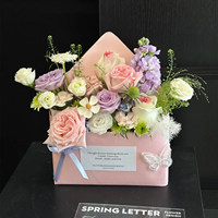 Vente en gros de boîtes à fleurs en carton épais 350 g/m² pour bouquets, boîtes cadeaux, fournitures pour fleuristes
