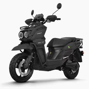 Scooter Eléctrico de Alta Potencia 60V 1500W, Color Negro Mate, Todoterreno, con Faros Delanteros Dobles y Portaequipajes Trasero para Adultos, Alto Rendimiento y Velocidad - Product Image 2