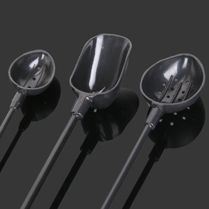 Juego de 3 cucharas de fibra de carbono para pesca en agua dulce con diseño perforado - Product Image 1