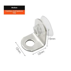 Raccords de meubles <span class=keywords><strong>en</strong></span> alliage de Zinc portables support de panneau mobile <span class=keywords><strong>pour</strong></span> armoire cloison <span class=keywords><strong>verre</strong></span> connecteurs fixes supports d'étagère - Product Image 6