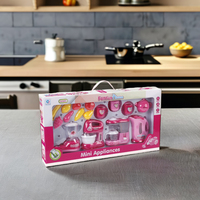 Mini appareils électroménagers jouets - Jouets grille-pain, caisse enregistreuse, cuisinière, distributeur d'eau potable en plastique durable pour les jeux de cuisine des enfants