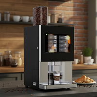 Machine à café commerciale LE307A, du grain à la tasse, avec support du protocole MDB et machine à glaçons intégrée
