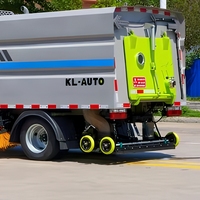 Balayeuse électrique compacte 4x2 pour routes, mode double humide/sec : une solution de nettoyage multifonctionnelle adaptée à toutes les surfaces routières