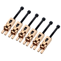 Guitare électrique et basse, pont de trémolo à double action avec support de cordes en métal et barre de pression, blocs de guidage des cordes, accessoires