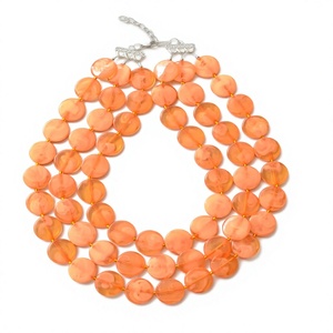 Collar con Colgante de Resina Personalizado para Mujer, Diseño de Animales y Ángeles en Acrílico Transparente, Joyería India para Chicas - Venta al Por Mayor - Product Image 1