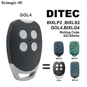 Control Remoto Automático para Puerta de Garaje de Plástico <span class=keywords><strong>DITEC</strong></span> GOL4, Transmisor de Código Variable RF de 433.92MHz con 4 Botones de Alta Calidad - Product Image 2