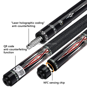 Lisi Diamond Billiard Cue, Split‑Piece Large Tip Professional Hand‑Carved Inlay Pool Cue for Chinese 8‑Ball & 9‑Ball - Product Image 6