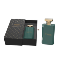 Venta al por Mayor de Envases de Perfume de Lujo Personalizados, Botella de Vidrio Recargable de 30ml, 50ml, 100ml con Caja