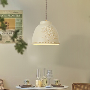 French Country Style Designer Lamp Restaurant Chandelier <b>Dining</b> Table Bar Lamp Island Lamp Carved Art Bedside Middle Size Lamp - Product Image 1