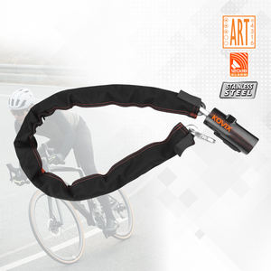 Serrure à chaîne pour vélo, sécurité renforcée, <span class=keywords><strong>antivol</strong></span>, avec clés - Product Image 4