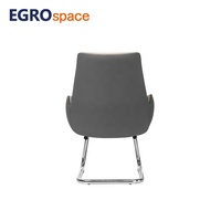 EGROspace Mobilier Moderne de Haute Qualité, Chaise de Bureau en Cuir de Luxe pour Réunion, Réception, Visiteur, et Fauteuil Inclinable pour Invité
