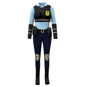 Disfraz de Judy Hopps, Conjunto Completo para Mujer Adulta, Traje de Anime para Conveniones, Chaleco, Top, Leggings, Personaje de Zootopia, 60% Original - Product Image 1