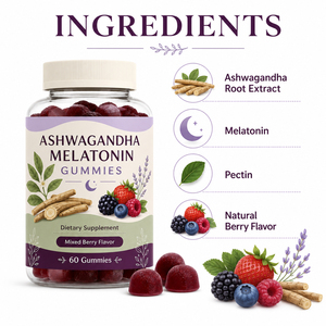 Hot Sales Vegan Liposomal <b>Bulk</b> Supplement 3mg 5mg10mg <b>Magnesium</b> L-theanine Melatonin Zinc Vitamin D3 Gummies Organic Low-Sugar - Product Image 5