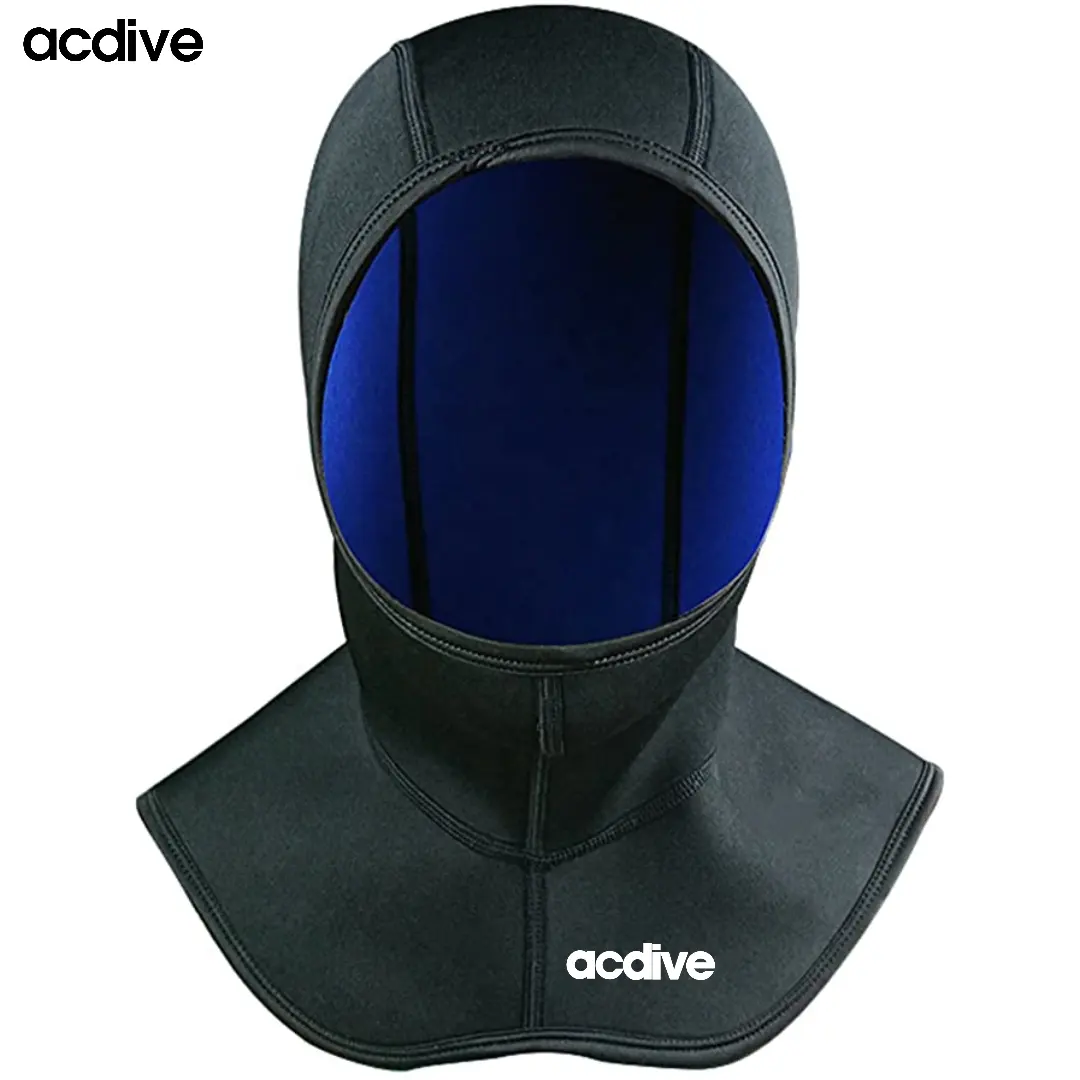 Preço barato 3mm capuz térmico personalizado de neoprene para mergulho submarino, roupa de mergulho com rosto inteiro para adultos