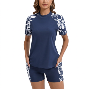 Shorts double couche 2-en-1 pour femme, séchage rapide, sans besoin de sous-vêtements supplémentaires, extensible dans 4 directions, soutien interne, compression musculaire, MMA BJJ - Product Image 1