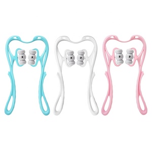 Masajeador de cuello cervical de doble punto de presión de mano con logotipo personalizado con producto de masaje de calidad Manual de 6 bolas - Product Image 6